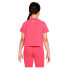 Фото #2 товара NIKE Sportswear Crop Dance Print short sleeve T-shirt