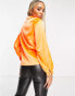 Фото #4 товара First Distraction The Label satin shirt in orange