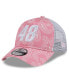 ფოტო #1 პროდუქტის Men's Pink Alex Bowman 9FORTY A-Frame Trucker Paisley Adjustable Hat