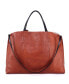 ფოტო #2 პროდუქტის Women's Genuine Leather Forest Island Tote Bag