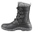 Baffin Yellowknife Cuff Lace Up Womens Black Casual Boots CANAW003
