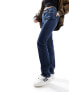Weekday Twig straight leg stretch jeans in sapphire blue