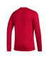 ფოტო #2 პროდუქტის Men's Red Real Salt Lake Club DNA Long Sleeve AEROREADY T-shirt