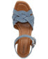 Фото #3 товара Cerres Ankle-Strap Espadrille Wedge Sandals, Created for Macy's