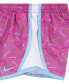 ფოტო #4 პროდუქტის Toddler Girls Dri-FIT Swoosh Logo Short Sleeve Tee and Printed Shorts Set