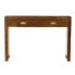 Фото #1 товара Вспомогательный стол DKD Home Decor S3022538 110 x 27,5 x 76 cm Позолоченный Коричневый древесина акации