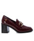 Фото #1 товара Women's Patent Leather Heeled Loafers, Carmela Collection By XTI