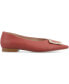 ფოტო #4 პროდუქტის Women's Elowen Tru Comfort Foam Slip On Slim Squared Off Pointed Toe Flats