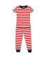 Love Stripe Little Boys and Girls 2-Piece Pajama Set