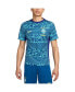 ფოტო #1 პროდუქტის Men's Blue Brazil National Team 2024 Academy Pro Pre-Match Top