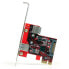 Фото #3 товара StarTech.com 2 port PCI Express SuperSpeed USB 3.0 Card with UASP Support - 1 Internal 1 External - PCIe - USB 3.2 Gen 1 (3.1 Gen 1) - Red - CE - FCC - 0 - 50 °C - -20 - 60 °C
