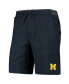 Men's Navy Michigan Wolverines Twisted Creek Omni-Shield Shorts