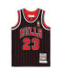ფოტო #3 პროდუქტის Toddler Boys and Girls Michael Jordan Black Chicago Bulls 1996/97 Hardwood Classics Authentic Jersey