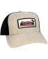 Men's Tan Florida State Seminoles Beach Club Roadie Trucker Snapback Adjustable Hat