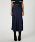 ფოტო #5 პროდუქტის Women's Ennis Satin Midi Skirt