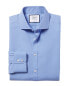 Фото #2 товара Charles Tyrwhitt Non-Iron Cool Poplin Slim Fit Shirt Men's 17.5" - 36" Sing