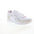 Фото #4 товара Reebok Classic Harman Run Mens White Leather Lifestyle Sneakers Shoes