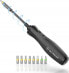 Wiha Wiha Zai home e-screwdriver, screwdriver (black, Li-Ion battery 3.6V 1.5Ah, 8 bits and extension)