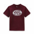 Children’s Short Sleeve T-Shirt Vans Classic OTW Dark Red