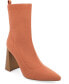 ფოტო #1 პროდუქტის Women's Noralinn Knit Block Heel Booties