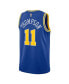 Фото #2 товара Men's Klay Thompson Blue Golden State Warriors 2022/23 Swingman Jersey - Classic Edition