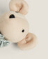 Children's mouse soft toy rattle