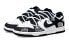 【定制球鞋】 Nike Dunk Low OKHR 玫瑰 解构鞋带 做旧Vibe风 复古 低帮 板鞋 GS 黑白 / Кроссовки Nike Dunk Low DH9765-002