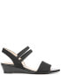 ფოტო #2 პროდუქტის Women's Yolo Ankle Strap Wedge Sandals