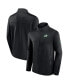 Men's Black Dallas Stars Authentic Pro Rink Fleece Full-zip Jacket