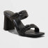 Women's Ania Mule Heels - A New Day Black 8.5