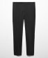 Фото #7 товара Men's Slim Fit Cool Wool Dress Pants