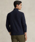 Men's Mesh-Knit Cotton Quarter-Zip Sweater