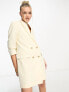 Фото #1 товара JJXX tailored blazer mini dress in cream