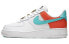 Nike Air Force 1 Low White Aqua Clay AA0287-106 Sneakers