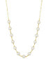 Cultured Freshwater Pearl (6 - 6-1/2mm) 18" Collar Necklace in 14k Gold