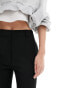 ASOS DESIGN Tall tailored straight trouser in black Черный, 32 - фото #4