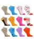 ფოტო #1 პროდუქტის Womens Multicolor Ankle Socks 12 Pack