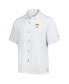 Фото #2 товара Men's White Texas Tech Red Raiders Castaway Game Camp Button-Up Shirt