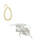 ფოტო #3 პროდუქტის Women's Oval Link Adjustable Gold-Tone Chain Necklace