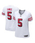ფოტო #2 პროდუქტის Women's Trey Lance White San Francisco 49ers Alternate Game Jersey