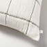 Фото #3 товара 26"x26" Grid Lines Matelassé Euro Bed Pillow Cream/Sage - Hearth & Hand with