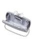 Фото #4 товара Women's Glitter Minaudiere With Crystal Bow Clasp