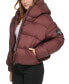 Фото #6 товара Women's Cropped Hooded Puffer Jacket