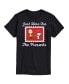 ფოტო #1 პროდუქტის Men's Peanuts Holidays Short Sleeve T-shirt