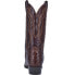 Фото #3 товара Dan Post Boots Pershing Ostrich Embroidered Round Toe Cowboy Mens Brown Dress B