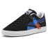 Фото #2 товара Puma Bmw Mms Suede Lace Up Mens Black Sneakers Casual Shoes 30802901