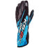 Фото #1 товара Картинговые перчатки OMP KS-2 ART Черный/Синий Чёрный L