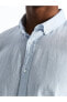 LCW Vision Slim Fit Uzun Kollu Erkek Gömlek