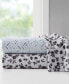 Printed Microfiber 3 Piece Sheet Set, Twin