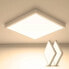 Фото #2 товара Потолочный светильник Aiskdan LED-Deckenleuchte Quadrat 2 шт. O